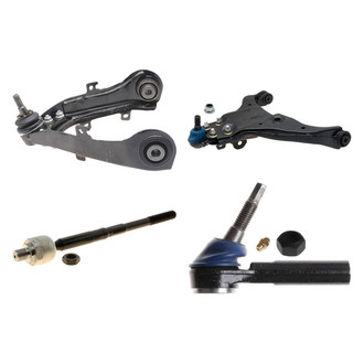 ACDelco® - Professional™ Front Driver Side Lower and Upper Control Arm with Ball Joint and Tie Rod End Kit
