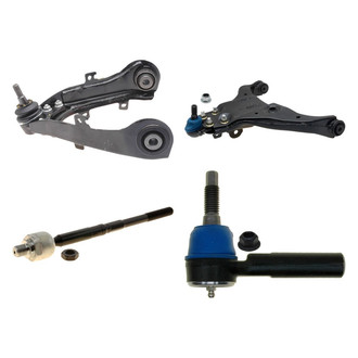 ACDelco® - Professional™ Front Driver Side Lower and Upper Control Arm with Ball Joint and Tie Rod End Kit
