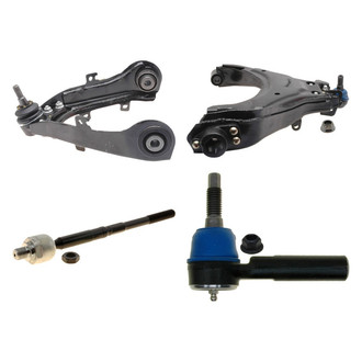 ACDelco® - Professional™ Front Driver Side Lower and Upper Control Arm with Ball Joint and Tie Rod End Kit