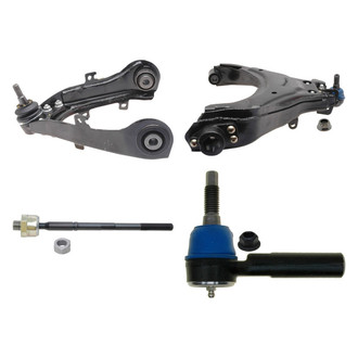ACDelco® - Professional™ Front Driver Side Lower and Upper Control Arm with Ball Joint and Tie Rod End Kit