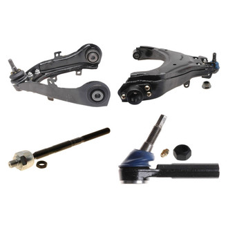ACDelco® - Professional™ Front Driver Side Lower and Upper Control Arm with Ball Joint and Tie Rod End Kit