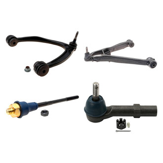 ACDelco® - Professional™ Front Driver Side Lower and Upper Control Arm with Ball Joint and Tie Rod End Kit