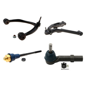 ACDelco® - Professional™ Front Driver Side Lower and Upper Control Arm with Ball Joint and Tie Rod End Kit