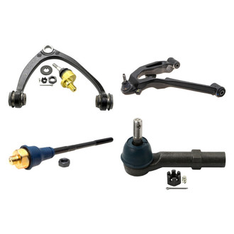 ACDelco® - Professional™ Front Driver Side Lower and Upper Control Arm with Ball Joint and Tie Rod End Kit