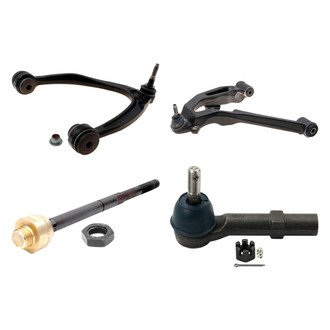 ACDelco® - Professional™ Front Driver Side Lower and Upper Control Arm with Ball Joint and Tie Rod End Kit