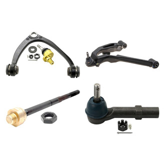 ACDelco® - Professional™ Front Driver Side Lower and Upper Control Arm with Ball Joint and Tie Rod End Kit