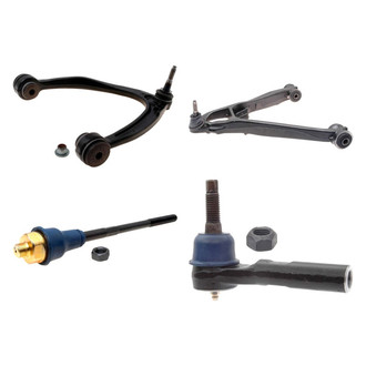 ACDelco® - Professional™ Front Driver Side Lower and Upper Control Arm with Ball Joint and Tie Rod End Kit