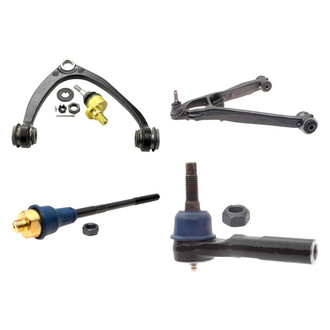 ACDelco® - Professional™ Front Driver Side Lower and Upper Control Arm with Ball Joint and Tie Rod End Kit