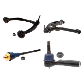 ACDelco® - Professional™ Front Driver Side Lower and Upper Control Arm with Ball Joint and Tie Rod End Kit