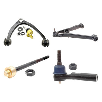 ACDelco® - Professional™ Front Driver Side Lower and Upper Control Arm with Ball Joint and Tie Rod End Kit
