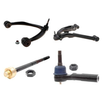ACDelco® - Professional™ Front Driver Side Lower and Upper Control Arm with Ball Joint and Tie Rod End Kit