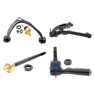 ACDelco® - Professional™ Front Driver Side Lower and Upper Control Arm with Ball Joint and Tie Rod End Kit