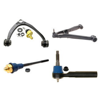 ACDelco® - Professional™ Front Driver Side Lower and Upper Control Arm with Ball Joint and Tie Rod End Kit