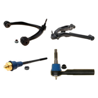 ACDelco® - Professional™ Front Driver Side Lower and Upper Control Arm with Ball Joint and Tie Rod End Kit