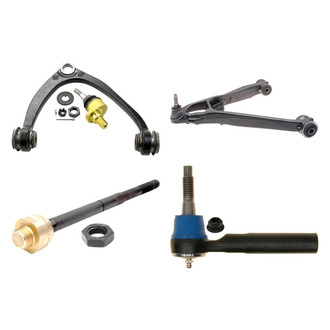 ACDelco® - Professional™ Front Driver Side Lower and Upper Control Arm with Ball Joint and Tie Rod End Kit