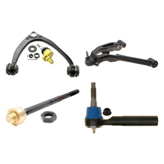ACDelco® - Professional™ Front Driver Side Lower and Upper Control Arm with Ball Joint and Tie Rod End Kit