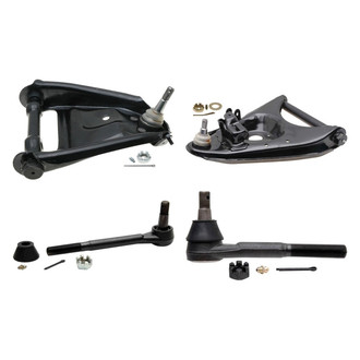 ACDelco® - Professional™ Front Passenger Side Lower and Upper Control Arm with Ball Joint and Tie Rod End Kit