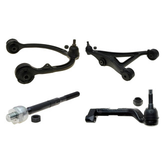 ACDelco® - Professional™ Front Passenger Side Lower and Upper Control Arm with Ball Joint and Tie Rod End Kit