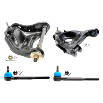 ACDelco® - Professional™ Front Passenger Side Lower and Upper Control Arm with Ball Joint and Tie Rod End Kit