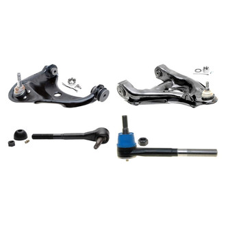 ACDelco® - Professional™ Front Passenger Side Lower and Upper Control Arm with Ball Joint and Tie Rod End Kit