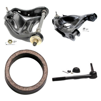ACDelco® - Professional™ Front Passenger Side Lower and Upper Control Arm with Ball Joint and Tie Rod End Kit