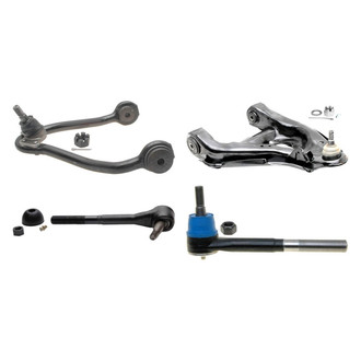 ACDelco® - Professional™ Front Passenger Side Lower and Upper Control Arm with Ball Joint and Tie Rod End Kit