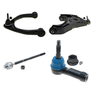 ACDelco® - Professional™ Front Passenger Side Lower and Upper Control Arm with Ball Joint and Tie Rod End Kit