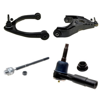 ACDelco® - Professional™ Front Passenger Side Lower and Upper Control Arm with Ball Joint and Tie Rod End Kit