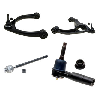 ACDelco® - Professional™ Front Passenger Side Lower and Upper Control Arm with Ball Joint and Tie Rod End Kit