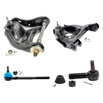 ACDelco® - Professional™ Front Passenger Side Lower and Upper Control Arm with Ball Joint and Tie Rod End Kit