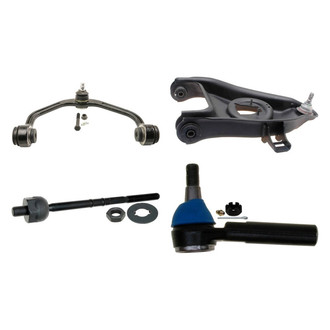 ACDelco® - Professional™ Front Passenger Side Lower and Upper Control Arm with Ball Joint and Tie Rod End Kit