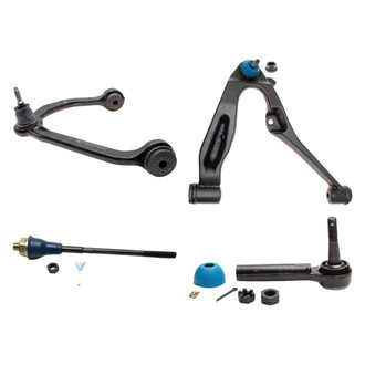 ACDelco® - Professional™ Front Passenger Side Lower and Upper Control Arm with Ball Joint and Tie Rod End Kit
