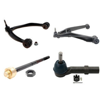 ACDelco® - Professional™ Front Passenger Side Lower and Upper Control Arm with Ball Joint and Tie Rod End Kit