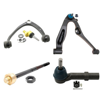 ACDelco® - Professional™ Front Passenger Side Lower and Upper Control Arm with Ball Joint and Tie Rod End Kit