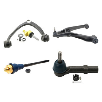 ACDelco® - Professional™ Front Passenger Side Lower and Upper Control Arm with Ball Joint and Tie Rod End Kit