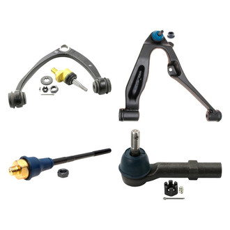 ACDelco® - Professional™ Front Passenger Side Lower and Upper Control Arm with Ball Joint and Tie Rod End Kit