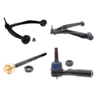 ACDelco® - Professional™ Front Passenger Side Lower and Upper Control Arm with Ball Joint and Tie Rod End Kit