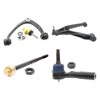 ACDelco® - Professional™ Front Passenger Side Lower and Upper Control Arm with Ball Joint and Tie Rod End Kit