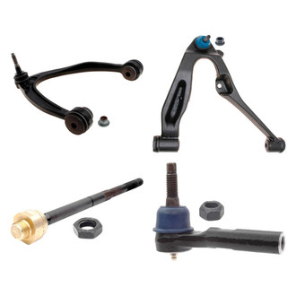ACDelco® - Professional™ Front Passenger Side Lower and Upper Control Arm with Ball Joint and Tie Rod End Kit