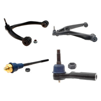 ACDelco® - Professional™ Front Passenger Side Lower and Upper Control Arm with Ball Joint and Tie Rod End Kit