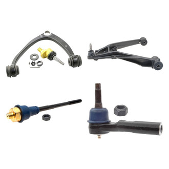 ACDelco® - Professional™ Front Passenger Side Lower and Upper Control Arm with Ball Joint and Tie Rod End Kit