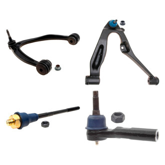 ACDelco® - Professional™ Front Passenger Side Lower and Upper Control Arm with Ball Joint and Tie Rod End Kit