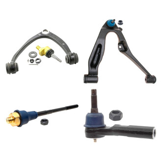 ACDelco® - Professional™ Front Passenger Side Lower and Upper Control Arm with Ball Joint and Tie Rod End Kit