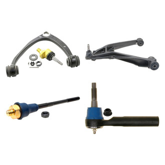ACDelco® - Professional™ Front Passenger Side Lower and Upper Control Arm with Ball Joint and Tie Rod End Kit