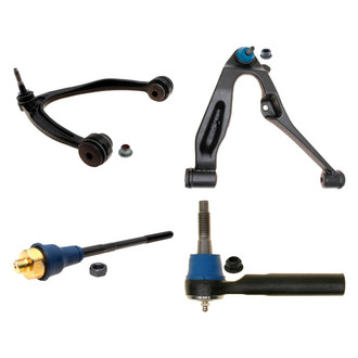 ACDelco® - Professional™ Front Passenger Side Lower and Upper Control Arm with Ball Joint and Tie Rod End Kit