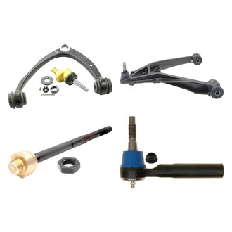 ACDelco® - Professional™ Front Passenger Side Lower and Upper Control Arm with Ball Joint and Tie Rod End Kit