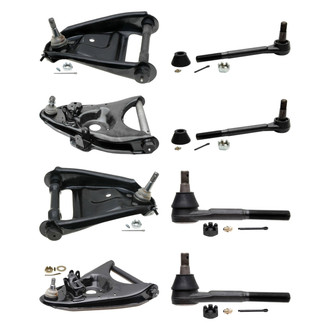 ACDelco® - Professional™ Front Lower and Upper Control Arm with Ball Joint and Tie Rod End Kit