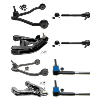 ACDelco® - Professional™ Front Lower and Upper Control Arm with Ball Joint and Tie Rod End Kit
