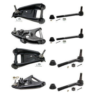 ACDelco® - Professional™ Front Lower and Upper Control Arm with Ball Joint and Tie Rod End Kit