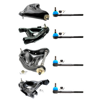 ACDelco® - Professional™ Front Lower and Upper Control Arm with Ball Joint and Tie Rod End Kit